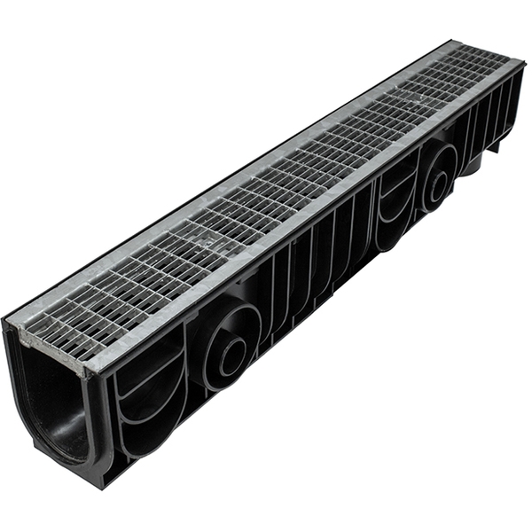 Лоток Ecoteck STANDART 100.175 h179 c решеткой сварной оцинкованной, кл. В125